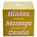 Hidden Message I Hate Everyone Except You Candle
