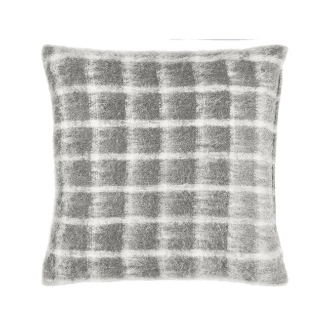 YARD YARROW MOHAIR GREY 45x45 Cushion