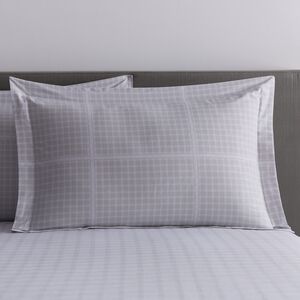 Harrison Oxford Pillowcase Pair - Grey