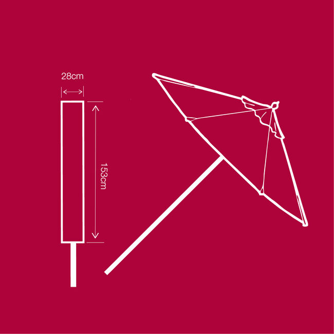 100GSM Parasol Cover 