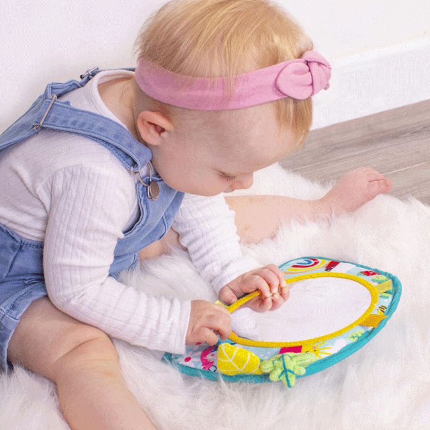 Fisher price tummy time mirror sales