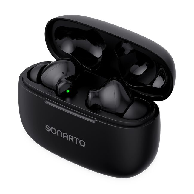 SONARTO TRUE WIRELESS EARBUDS - BLACK