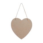 Seaside Wooden Plaque Heart