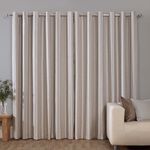 BLACKOUT DOPE DYE WOVEN STRIPE NATURAL 90x90 Curtain