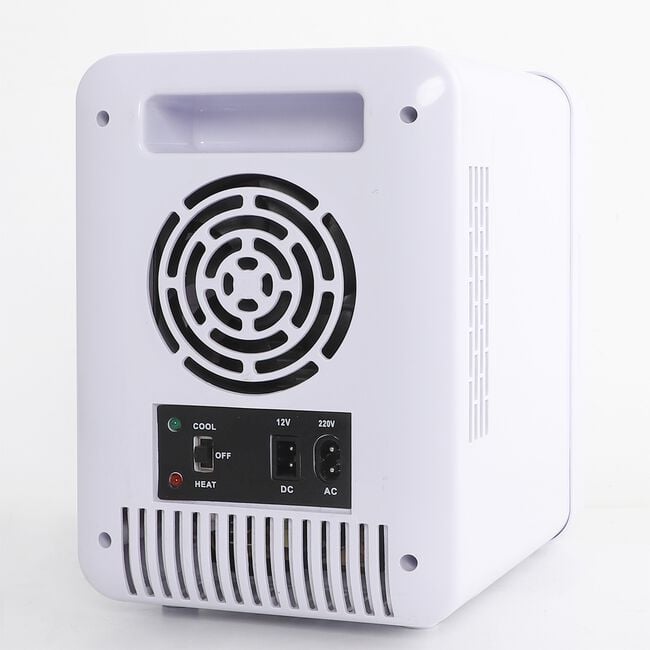 Nordhaus White Mirrored 4L Mini Fridge