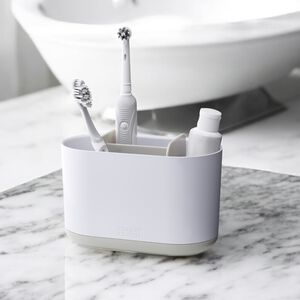 Joseph Joseph Duo Large Toothbrush Caddy White