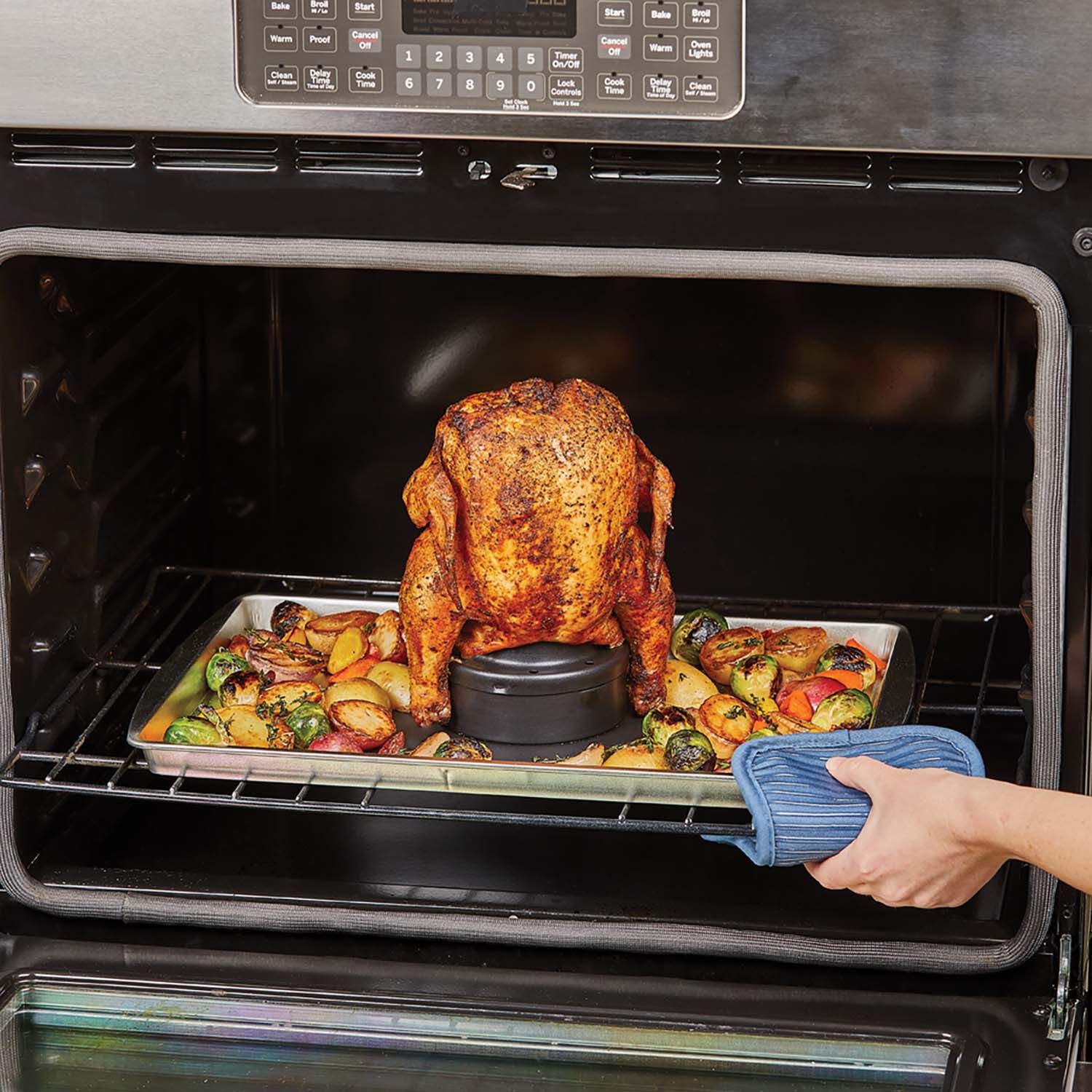 JML Miracle Chef Vertical Poultry Roaster Home Store + More