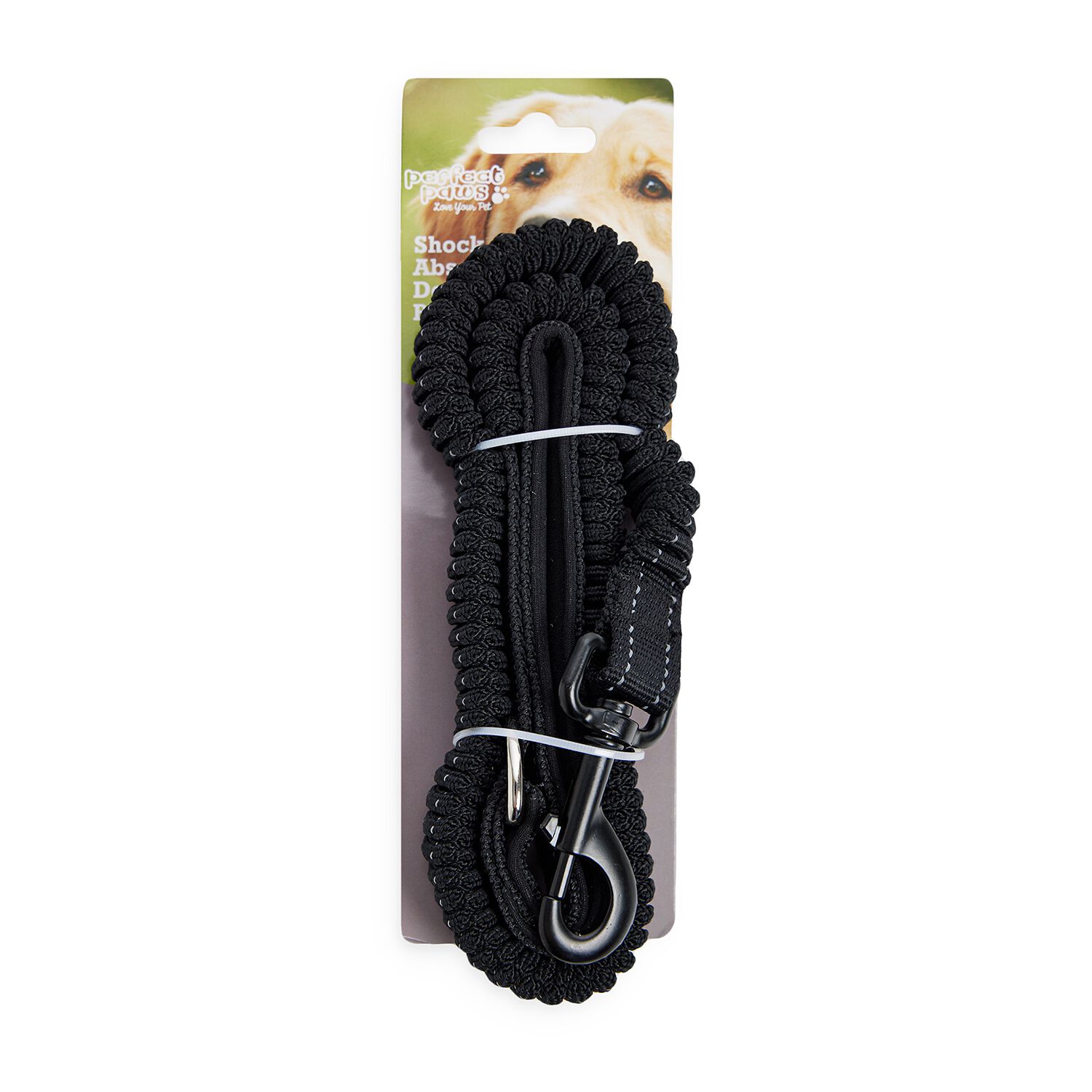 Shock Absorbing Dog Leash Black Home Store More