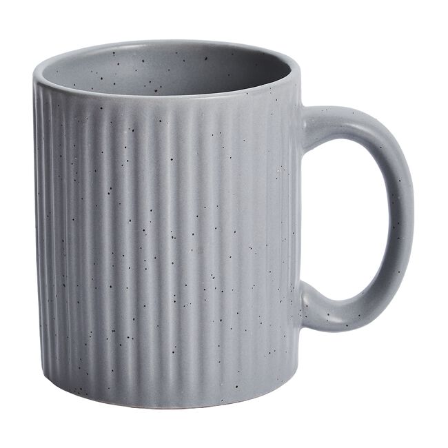 Mad About Mugs Ribbed Speckled Mug 340ml