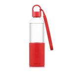 BODUM MELIOR RED 0.5L Glass Water Bottle