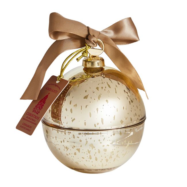 Ambianti Christmas Bauble Gold 65g Candle