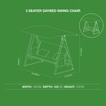 Day Bed 3 Seater Swing Chair