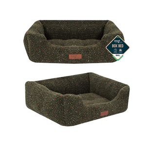 GREEN SHERPA PET BED SMALL 46X36X15CM