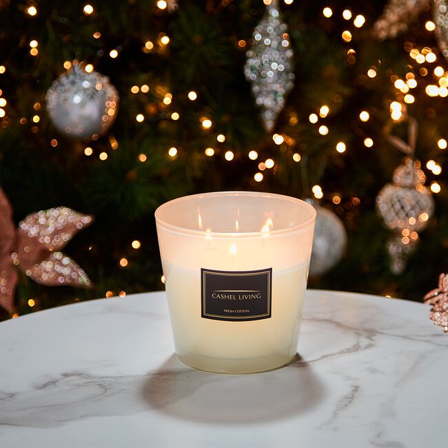 Cashel Living Fresh Cotton Candle