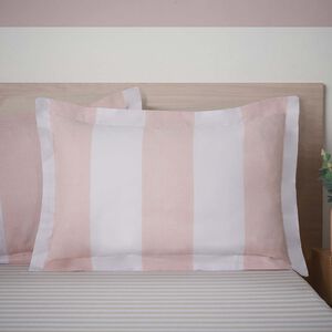 Molly Oxford Pillowcase Pair - Peach