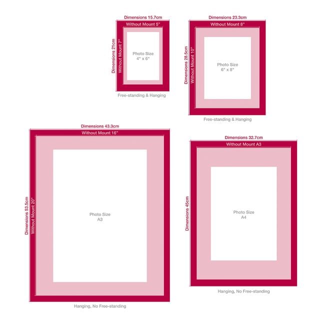 4X6 NEW YORK WHITE Photo Frame