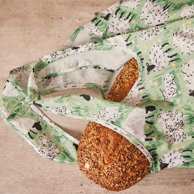 Woolly Sheep Foldable Tote Bag
