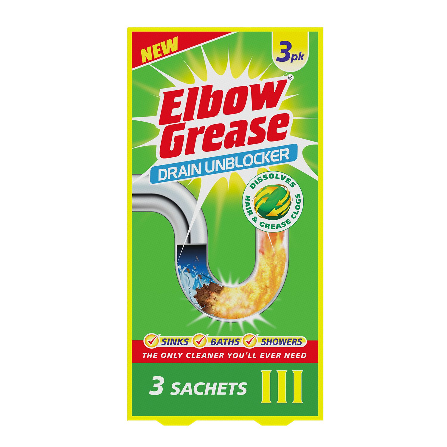 Elbow Grease Drain Unblocker Home Store + More
