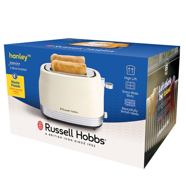 Russell Hobbs Hanley Jasmine 2 Slice Toaster