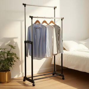 Double Bar Clothes Rail