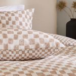 HOEM SINGLE DUVET COVER Nyhavn Tobacco