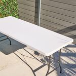 White Folding Table 1.8M