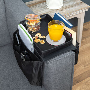Arm Rest Organiser - Black