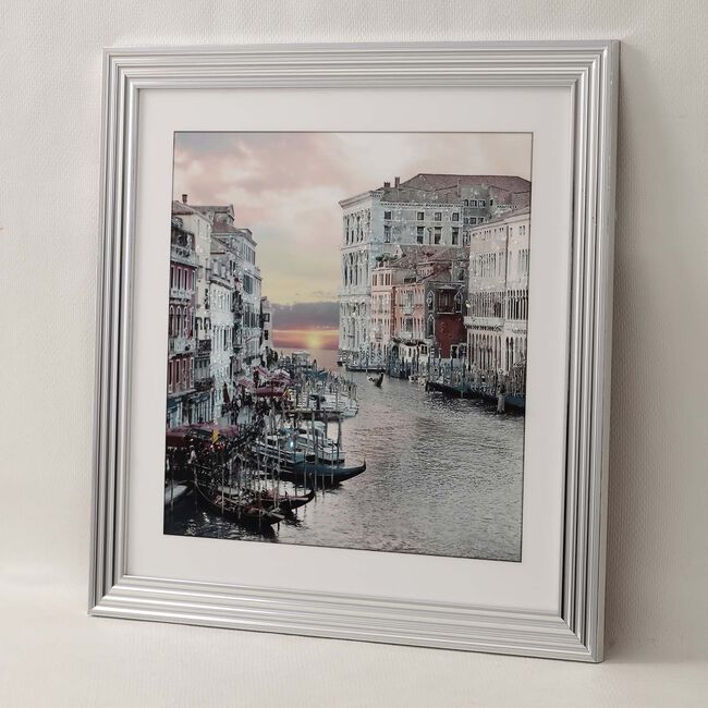 Venice Sunset Jewelled Framed Art 60cm x 60cm