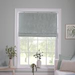 BLACKOUT & THERMAL TEXTURED DUCK EGG 90X140cm Roman Blind