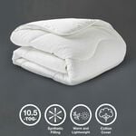 COVERLESS WAFFLE WHITE SINGLE 10.5TOG Duvet