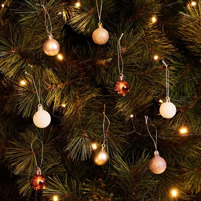 49 PACK ROSE GOLD Bauble Set