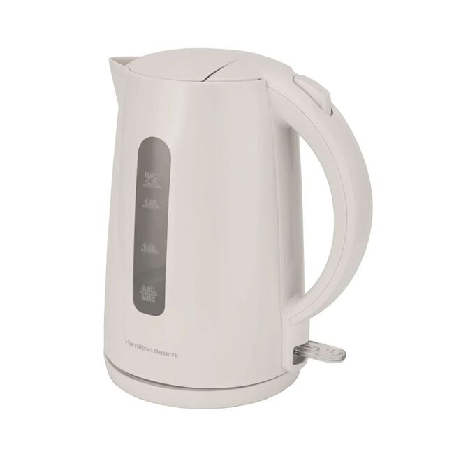 HAMILTON BEACH ESSENTIALS 1.7L WHITE Rapid Boil Kettle