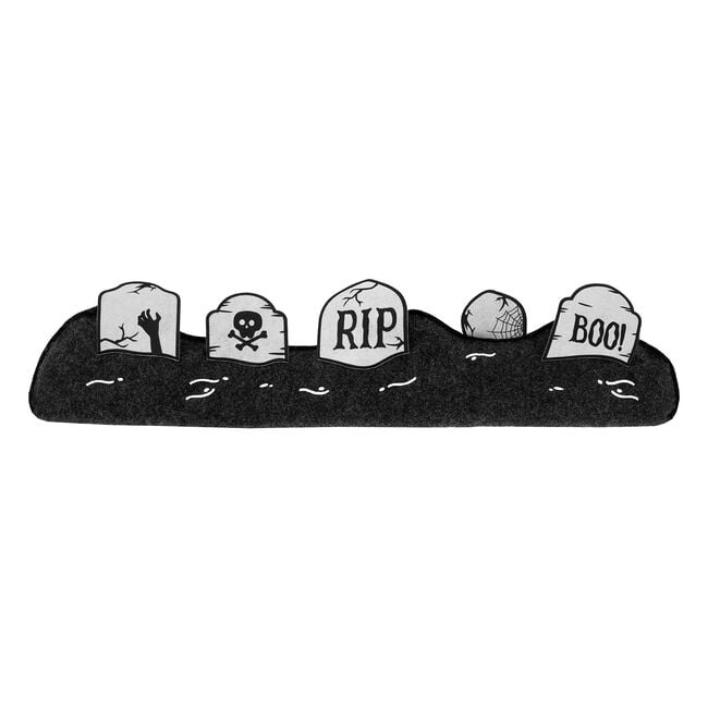 Graveyard Draught Excluder 22cm x 90cm