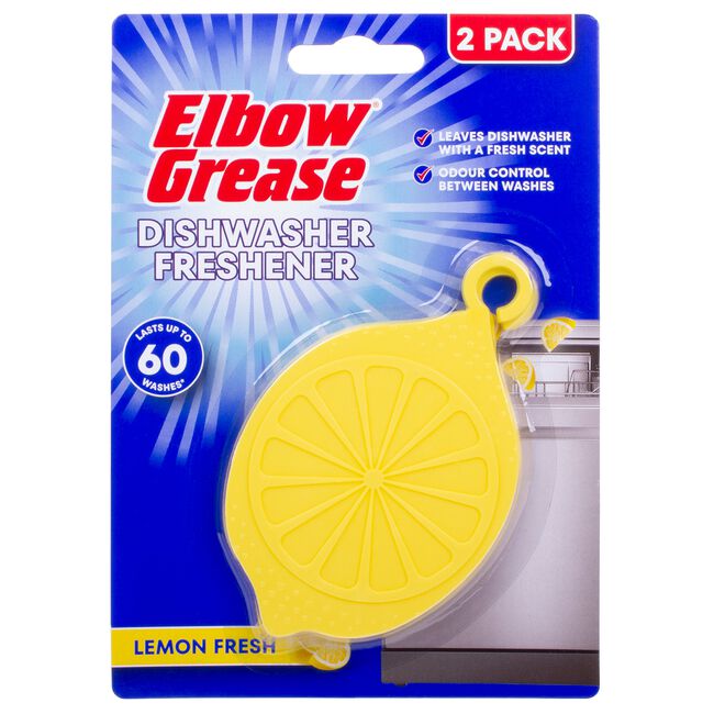 Elbow Grease Dishwasher Fresheners Lemon - 2 Pack