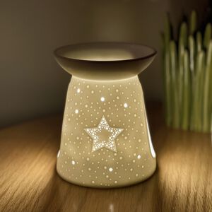 Star Porcelain Wax Melt Burner