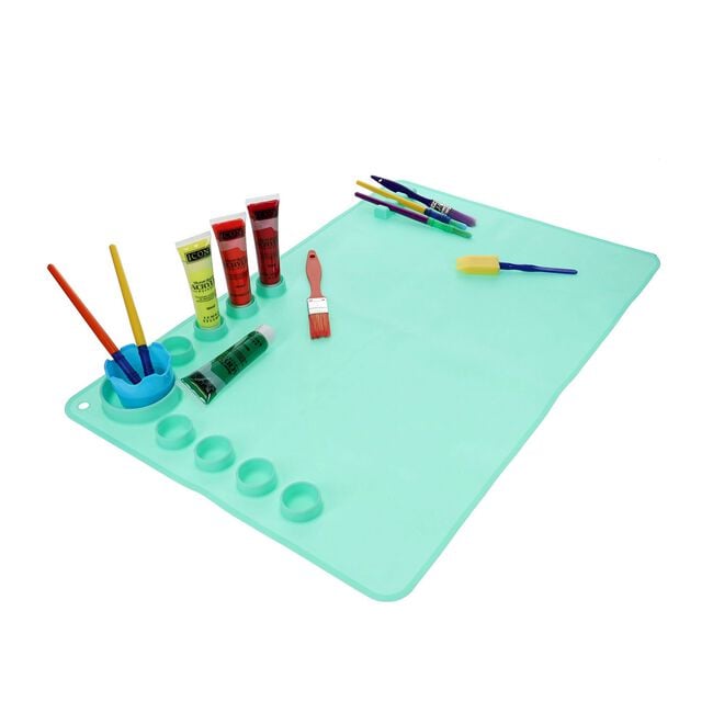 World of Colour Washable Silicone Craft Mat - Mint
