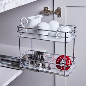 Storage Master Pull-Out 2-Tier Cabinet Organiser
