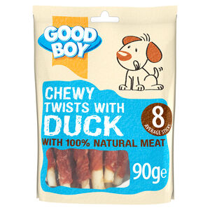 Good Boy Chewy Twists With Duck 90g Dog Treat