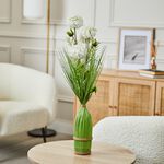 Floral Symphony White Dahlia Faux Bouquet