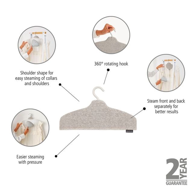Brabantia Steam Clothes Hanger Grey