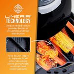 Tower Black Round Air Fryer Tray with Divider