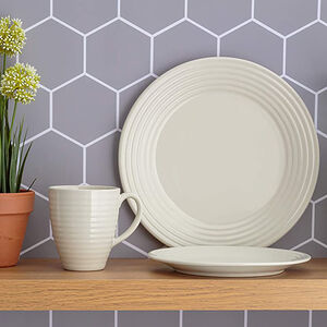 Typhoon Living Dinner Plate - Cream