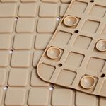 ANTI BACTERIAL SAND 53x53cm Shower Mat