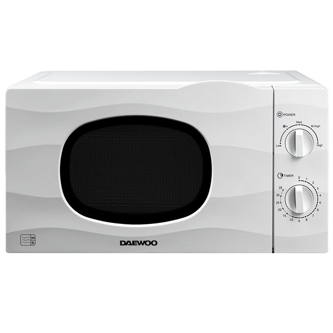 Daewoo White 20L 700W Microwave