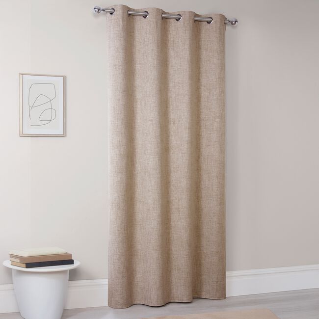 HACKNEY BLACKOUT NATURAL 135x240cm Curtain Panel 