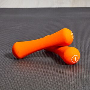 Body Go Neoprene 1kg Dumbbell Set