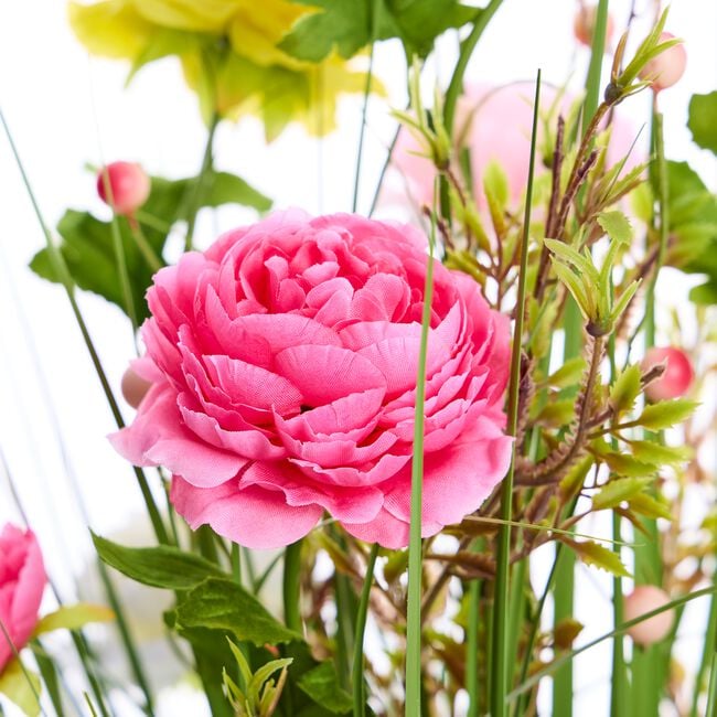 Bloomvibe Mixed Rose Faux Floral Bouquet