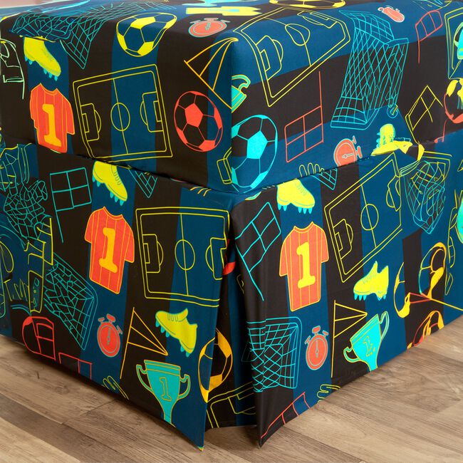 FOOTBALL SPLASH Single Platform Valance