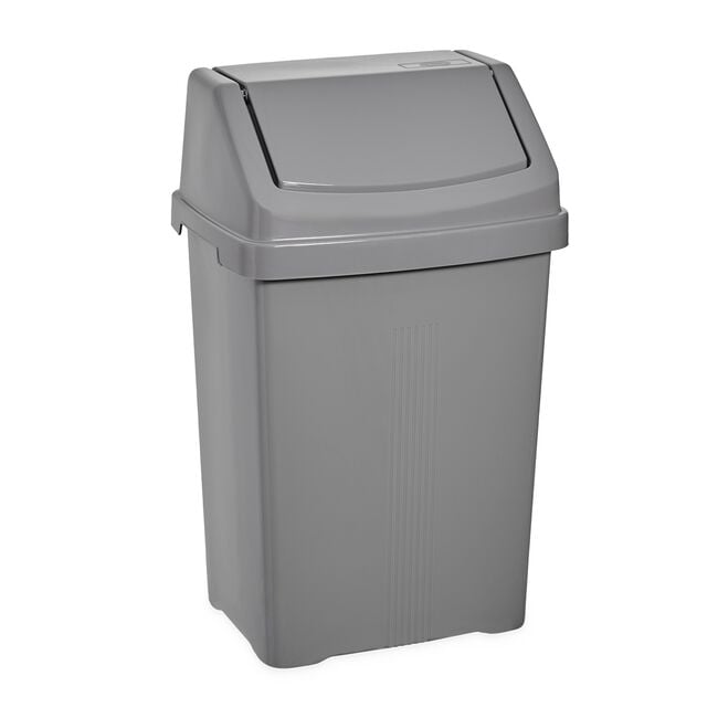 Casa Cool Grey Swing Bin 25 Litre