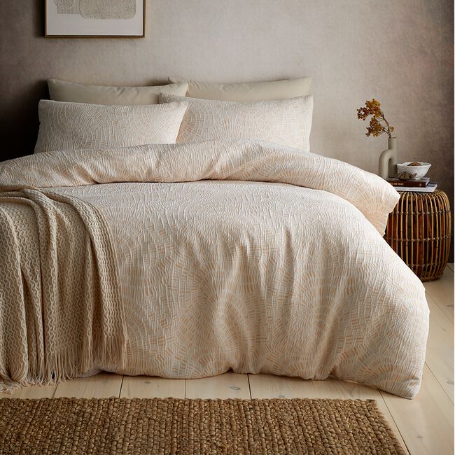 SINGLE DUVET COVER Appletree Fossil Jacquard